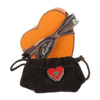 HERMES エルメス スカーフリング メタル シルバー レッド【本物保証】