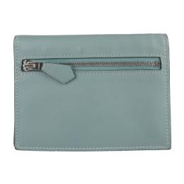 HERMES エルメス 二つ折り財布 ヴォースイフト シエル シルバー金具【本物保証】