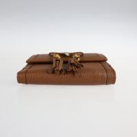 GUCCI グッチ 二つ折り財布 269984 478442 レザー ブラウン 【本物保証】