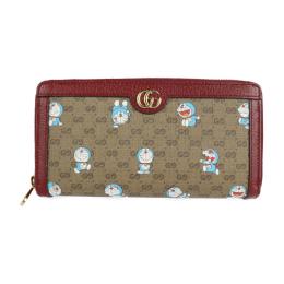 GUCCI グッチ 長財布 647787 ミニGGスプリーム レザー ブラウン 【本物保証】