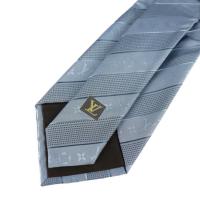 LOUIS VUITTON ルイ ヴィトン ネクタイ シルク ライトブルー系 【本物保証】