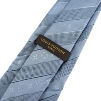 LOUIS VUITTON ルイ ヴィトン ネクタイ シルク ライトブルー系 【本物保証】