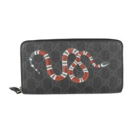 GUCCI グッチ 長財布 451273 GGスプリームキャンバス レザー ダー【本物保証】