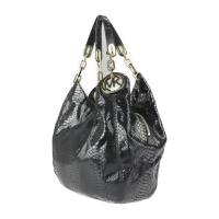 Michael Kors マイケルコース ショルダーバッグ パイソン型押し パテ【本物保証】