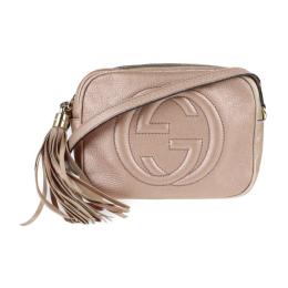 GUCCI グッチ ショルダーバッグ 308364 レザー ピンク 【本物保証】