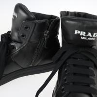 PRADA プラダ スニーカー 4T2596 ナッパレザー ブラック 【本物保証】