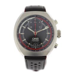 ORIS オリス 腕時計 672 7564 4188 ステンレススチール レザー【本物保証】