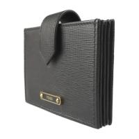 FENDI フェンディ カードケース 8M0301 カーフレザー ブラック ゴー【本物保証】