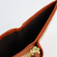 GUCCI グッチ 二つ折り財布 346056 GGキャンバス レザー ベージュ【本物保証】