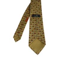 HERMES エルメス ネクタイ 7388 PA シルク オーカー 【本物保証】