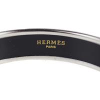 HERMES エルメス バングル メタル シルバー クリーム系【本物保証】